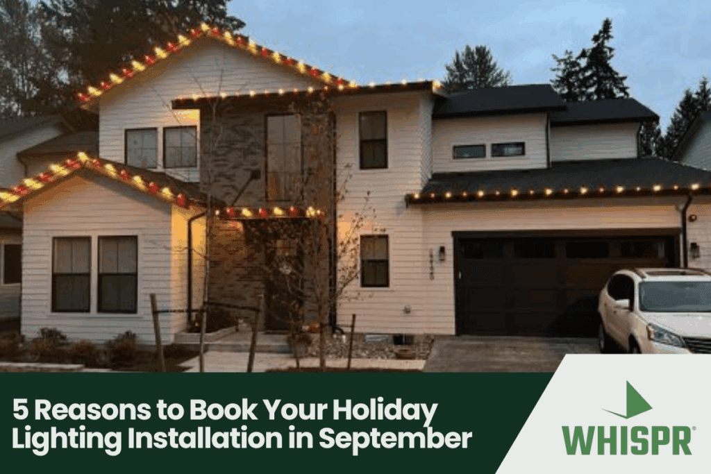 5 Reasons to Book Your Holiday Lighting Installation in September